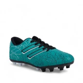 Albishoes Çocuk Erkek Genç Super Mercury Çim Dişli Halısaha Şerit Krampon Futbol Ayakkabısı (31-44) - 2