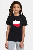 Euro 24 Poland Siyah Çocuk Tshirt - 1