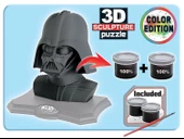 Star Wars Darth Vader 3D Heykel Puzzle Sculpture Pazıl 160 Parça - 3