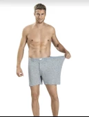 JİBER 183 ERKEK KARIŞIK RENKLİ BATTAL HAVLU BEL BOXER 12 ADET thumbnail 3