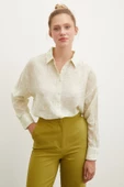 Damla Desenli Gömlek Yeşil thumbnail 1