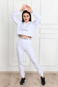 Kadın yazı baskılı eşofman takımı 3685-23 - 6