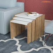 MODİLAYN SAYE 3 Lü Zigon Sehpa Takımı - 1