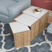 MODİLAYN SAYE 3 Lü Zigon Sehpa Takımı - 2