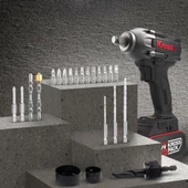 Kress KA1500 26 Parça Profesyonel Delme/Vidalama/Panç Seti - 4