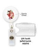 Cenin Kadın Doğum Ebe Damla Etiket Yoyo Yaka Kartlığı Yatay Dikey Kart Koruyucu - 1