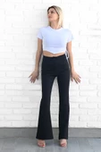 Kadın İspanyol Paça Toparlayıcı Pantolon 6213-23 - 1