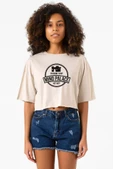 Sherlock Mind Palace Bej Kadın Crop Tshirt thumbnail 1