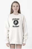 Star Trek Starfleet Academy Beyaz Kadın 2ip Sweatshirt thumbnail 1