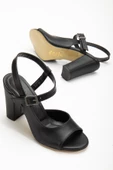 Lovisa Topuklu Siyah Cilt Kadın Ayakkabı thumbnail 1