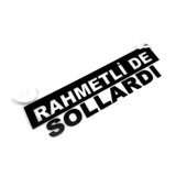 Rahmetli De Sollardı Yazılı Sök Tak Dekor Plaka - 1