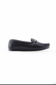 Siyah I aksesuarlı rok kadın loafer ayakakbı thumbnail 5