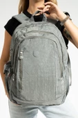 571 collections Ultra Hafif Çok Cepli Su Geçirmez Sırt Çantası Unisex Gri (Model: 571-1D) thumbnail 2