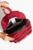 571 collections Ultra Hafif Çok Cepli Su Geçirmez Sırt Çantası Kırmızı (Model: 571-1D) thumbnail 4
