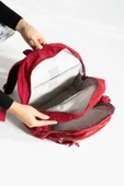 571 collections Orta Boy Sırt Çantası Ultra Hafif Çok Cepli  Kırmızı (Model: 571-3J) - 4