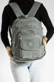 571 collections Orta Boy Sırt Çantası Ultra Hafif Çok Cepli Unisex Gri (Model: 571-3J) thumbnail 3