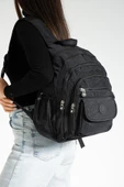 571 collections Orta Boy Sırt Çantası Ultra Hafif Çok Cepli Unisex Siyah (Model: 571-3J) thumbnail 1