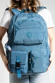 571 collections Ultra Hafif Çok Cepli Su Geçirmez Sırt Çantası Unisex Mavi (Model: 571-1K) thumbnail 3