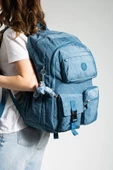 571 collections Ultra Hafif Çok Cepli Su Geçirmez Sırt Çantası Unisex Mavi (Model: 571-1K) thumbnail 2