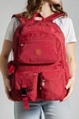 571 collections Ultra Hafif Çok Cepli Su Geçirmez Sırt Çantası Kırmızı (Model: 571-1K) thumbnail 5