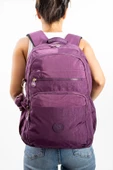 571 collections Ultra Hafif Çok Cepli Su Geçirmez Sırt Çantası Unisex Mor (Model: 571-1B) thumbnail 1