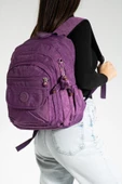 571 collections Orta Boy Sırt Çantası Ultra Hafif Çok Cepli Mor (Model:571-3J) thumbnail 2