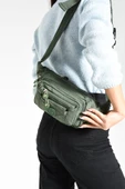 Çok Cepli Bel Çantası Unisex Yeşil (Model: 571-7F) - 3