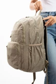 Ultra Hafif Çok Cepli Su Geçirmez Sırt Çantası Unisex Vizon (Model: 571-1B) - 2