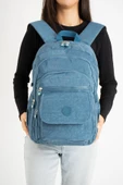 571 collections Ultra Hafif Çok Cepli Su Geçirmez Sırt Çantası Unisex Mavi (Model:571-2A) thumbnail 3