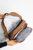 Ultra Hafif Çok Cepli Su Geçirmez Sırt Çantası Taba (Model:571-2A) - 4