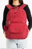 Ultra Hafif Çok Cepli Su Geçirmez Sırt Çantası Kırmızı (Model:571-2A) - 3