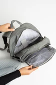 571 collections Ultra Hafif Çok Cepli Su Geçirmez Sırt Çantası Unisex Gri(Model:571-2A) thumbnail 4