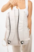 571 collections Ultra Hafif Çok Cepli Su Geçirmez Sırt Çantası Unisex Desenli Krem (Model: 571-2E) thumbnail 3