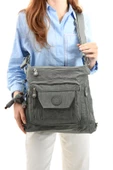 571 collections Ultra Hafif Hem Sırt Hem Omuz Kadın Çantası Gri (Model: 571-5B) thumbnail 2