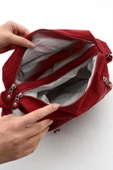 Ultra Hafif Hem Sırt Hem Omuz Kadın Çantası Kırmızı (Model: 571-5B) - 4