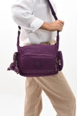 571 collections Çapraz Askılı Ultra Hafif Çok Cepli Bayan Omuz Çantası Mor (Model: 571-6G) thumbnail 1
