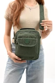 571 collections Unisex (Bay-Bayan) Ķüçük Boy Çapraz Askılı El Çantası (Evrak, Telefonluk , Gündelik) Yeşil (Model: 571-7E) thumbnail 2
