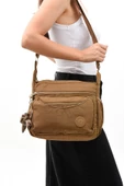 571 collections Çapraz Askılı Ultra Hafif Çok Cepli Kadın Omuz Çantası Taba (Model: 571-6E) thumbnail 1