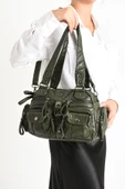 571 collections Suni Deri Omuz Çantası Yeşil (Model: 571-11-13D) thumbnail 1