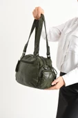 571 collections Suni Deri Omuz Çantası Yeşil (Model: 571-11-13D) thumbnail 2