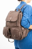 571 collections Yıkanmış Deri Sırt Çantası Bronz (Model: 571-11-11E) thumbnail 2
