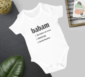 Unisex Bebek Ekru Organik Annem Ve Babam Yazılı Kısa Kol Body 2'li Set annem babam - 2