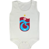 Organik %100 Pamuk Bordo Mavi Bebek Askılı Zıbın Body ZBN106 - 1