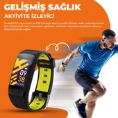 Moodix WE23K10B Akıllı Bileklik Siyah-Sarı - 9