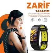 Moodix WE23K10B Akıllı Bileklik Siyah-Sarı - 11