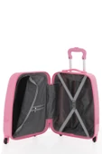 V307 ABS ÇOCUK VALİZ-PEMBE - HAPPY BASKI - 4