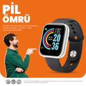 Moodix WE23K13B Akıllı Saat Gri-Siyah - 6