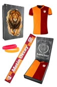 Galatasaray Orijinal Metin Oktay Hediye Set Sevgililer Günü Hediyesi T-shirt + Şal (atkı) + Bileklik - 1