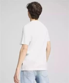 Puma Graphics Sports Tee Beyaz Erkek T-Shirt 683207-02 - 4