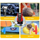 KOBB KB220 12Volt/220Volt 150 PSI Dijital Basınç Göstergeli Lastik Şişirme Pompası - 9